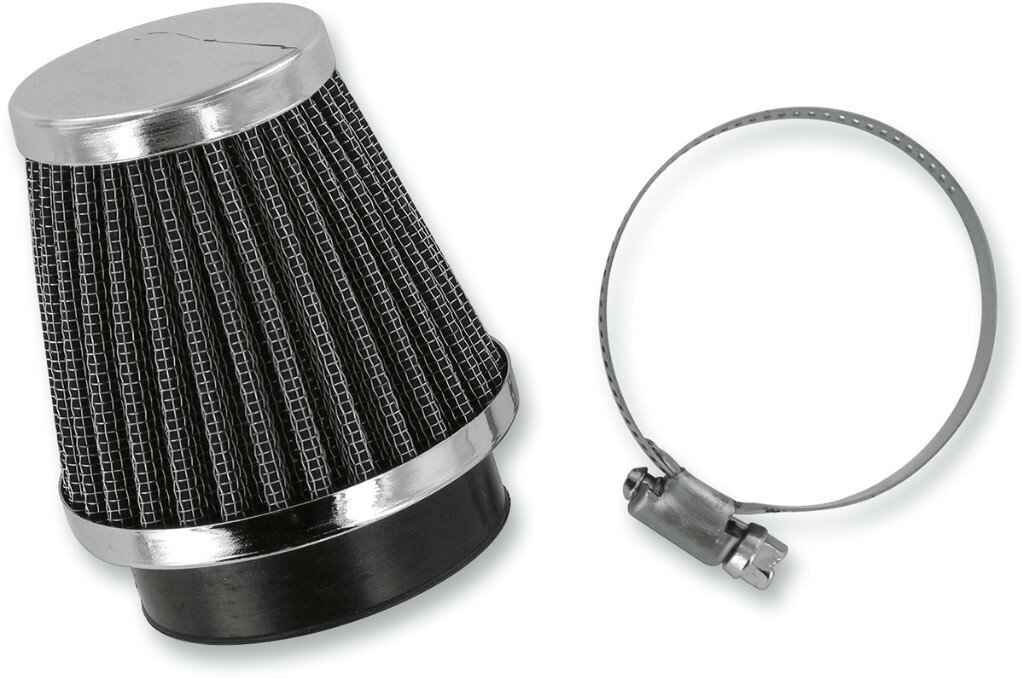 EMGO エムゴ AIR FILTER CHROME END 52MM 1011-0459 CB400 CB450 KZ 400 KZ 440 B ZR 550 B Zephyr GS 400 E GT 500 Titan GT 750 LeMans SR 500 XJ 650 Maxim XJ 900 XS 1100 XS 750