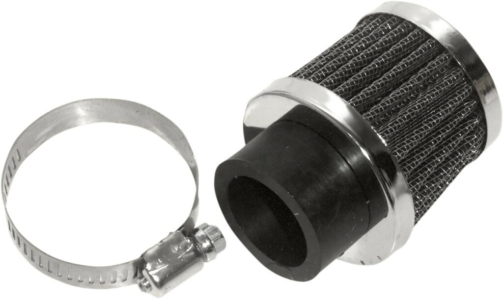 ■注意■この商品は下記となります。必ずご確認ください。Mounting Flange／Inside Diameter Metric：28.00 mm(Filter HeightMetric：69.90 mm)[1011-3152]■他の商品はこちらですMounting Flange／Inside Diameter Metric：35.00 mm(Filter HeightMetric：69.90 mm)[1011-3153]はこちらMounting Flange／Inside Diameter Metric：39.00 mm(Filter HeightMetric：203.00 mm)[1011-3154]はこちらMounting Flange／Inside Diameter Metric：42.00 mm(Filter HeightMetric：206.00 mm)[1011-3155]はこちらMounting Flange／Inside Diameter Metric：46.00 mm(Filter HeightMetric：81.00 mm)[1011-3156]はこちらMounting Flange／Inside Diameter Metric：48.00 mm(Filter HeightMetric：209.00 mm)[1011-3157]はこちらMounting Flange／Inside Diameter Metric：60.00 mm(Filter HeightMetric：98.00 mm)[1011-3158]はこちらMounting Flange／Inside Diameter Metric：45.00 mm W／CVR(Filter HeightMetric：87.30 mm)[1011-3159]はこちら※リンク先に商品がない場合、すでに完売している商品となります。予めご了承ください。■商品概要Color／Finish：ChromeFilter Media Material：PaperFilter Shape：RoundFinish：ChromeMaterial：Stainless MeshProduct Name：Air FilterRiding Style：Adventure Touring ／Dual-Sport，ATV，Offroad，Street，UTVStyle：Clamp-OnUnits：Each■詳細説明・Quality high-flow paper elements with chrome end caps・Use included stainless steel clamp for secure attachment・Determine size or part number needed by size chart below・PART ＃1011-3159 has built-on chrome shell protecting 180 degreesof filter element without reducing airflow・Check carb inlet OD before ordering・Width is the largest diameter of filter media・Sold each■注意点※メーカー都合により商品の仕様変更がある場合がございます。ご了承ください。※取り扱い説明書は英語となります。※輸入商材の為、納期が遅れる場合がございます。あらかじめご了承ください。