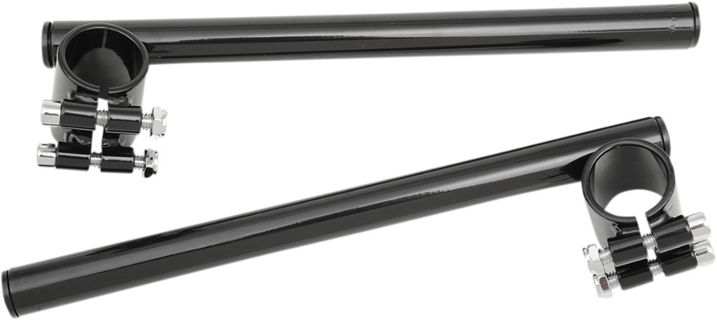 ■注意■この商品は下記となります。必ずご確認ください。Fork Tube Diameter：33 mm [0601-2449]■他の商品はこちらですFork Tube Diameter：35 mm [0601-2445]はこちらFork Tube Diameter：34 mm [0601-2447]はこちらFork Tube Diameter：36 mm [0601-2451]はこちらFork Tube Diameter：41 mm [0601-2453]はこちら※リンク先に商品がない場合、すでに完売している商品となります。予めご了承ください。■商品概要カラー：BLACKAngle Down：15°Base Color：BlackBase Finish：Powder-CoatedColor／Finish：Black，Powder-CoatedFinish：Powder-CoatedHandlebar Diameter Imperial：7／8”Material：SteelProduct Name：HandlebarRiding Style：StreetType：Clip OnUnits：Pair■詳細説明・Race-inspired，15° bar drop，heavy-duty 7／8”universal steel clip-onhandlebars・Dual Allen-head pinch bolts for secure clamping・Available in chrome or powdercoated gloss black finish・Sold in pairs■注意点※メーカー都合により商品の仕様変更がある場合がございます。ご了承ください。※取り扱い説明書は英語となります。※輸入商材の為、納期が遅れる場合がございます。あらかじめご了承ください。