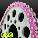 CYC CHAIN CYCチェーン 420-120L カラーチェーン【メタリックカラー】(メタリックパープル) TLM50 TS50W RS50 TUONO50 トゥオノ HONDA ホンダ SUZUKI スズキ APRILIA アプリリア APRILIA アプリリア