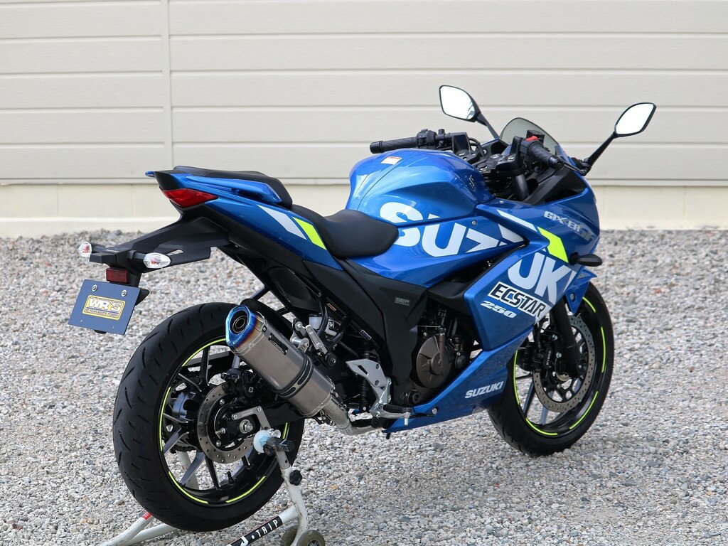 WR’S ダブルアールズ 【JMCA認証】SS-OVAL フルエキゾーストマフラー ジクサーSF250 SUZUKI スズキ マフラー