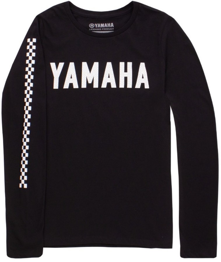 US YAMAHA 北米ヤマハ純正アクセサリー Yamaha Ladies Relaxed Long Sleeve Shirt レディース サイズ：SM