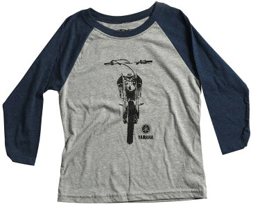 US YAMAHA 北米ヤマハ純正アクセサリー Yamaha Youth Bike Baseball Shirt by Factory Effex