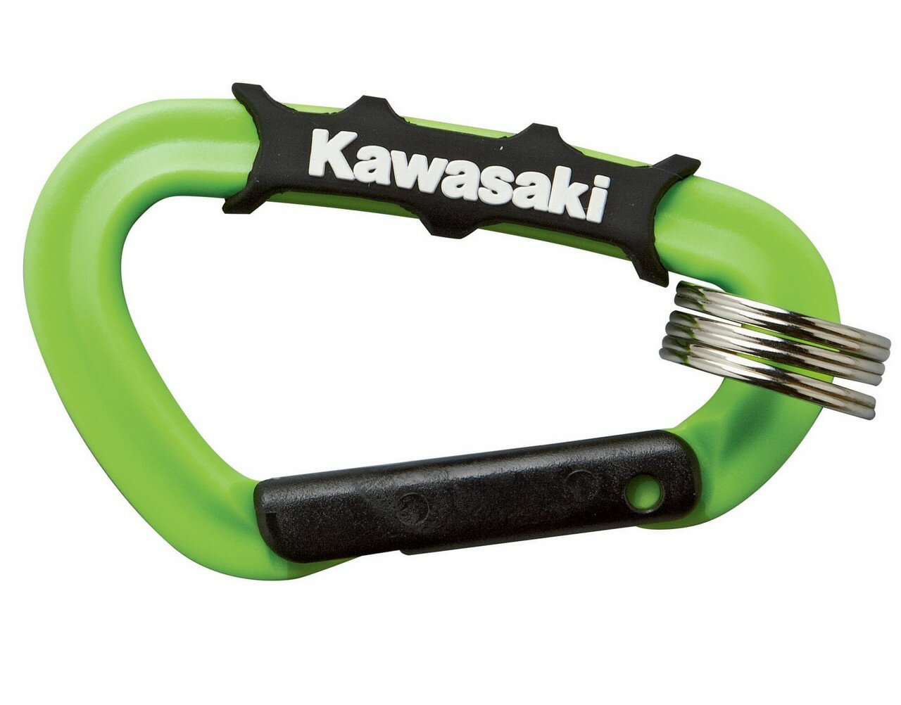 KAWASAKI カワサキ クリップカラビナキーホルダー カラー：グリーン