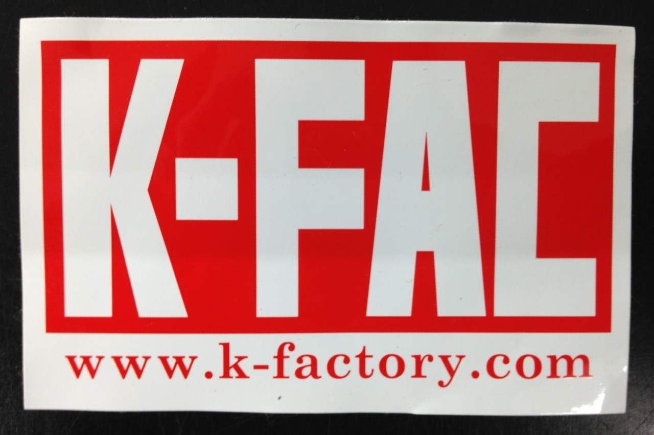K-FACTORY ケイファクトリー 耐熱ステッカー ステッカー デカール 外装
