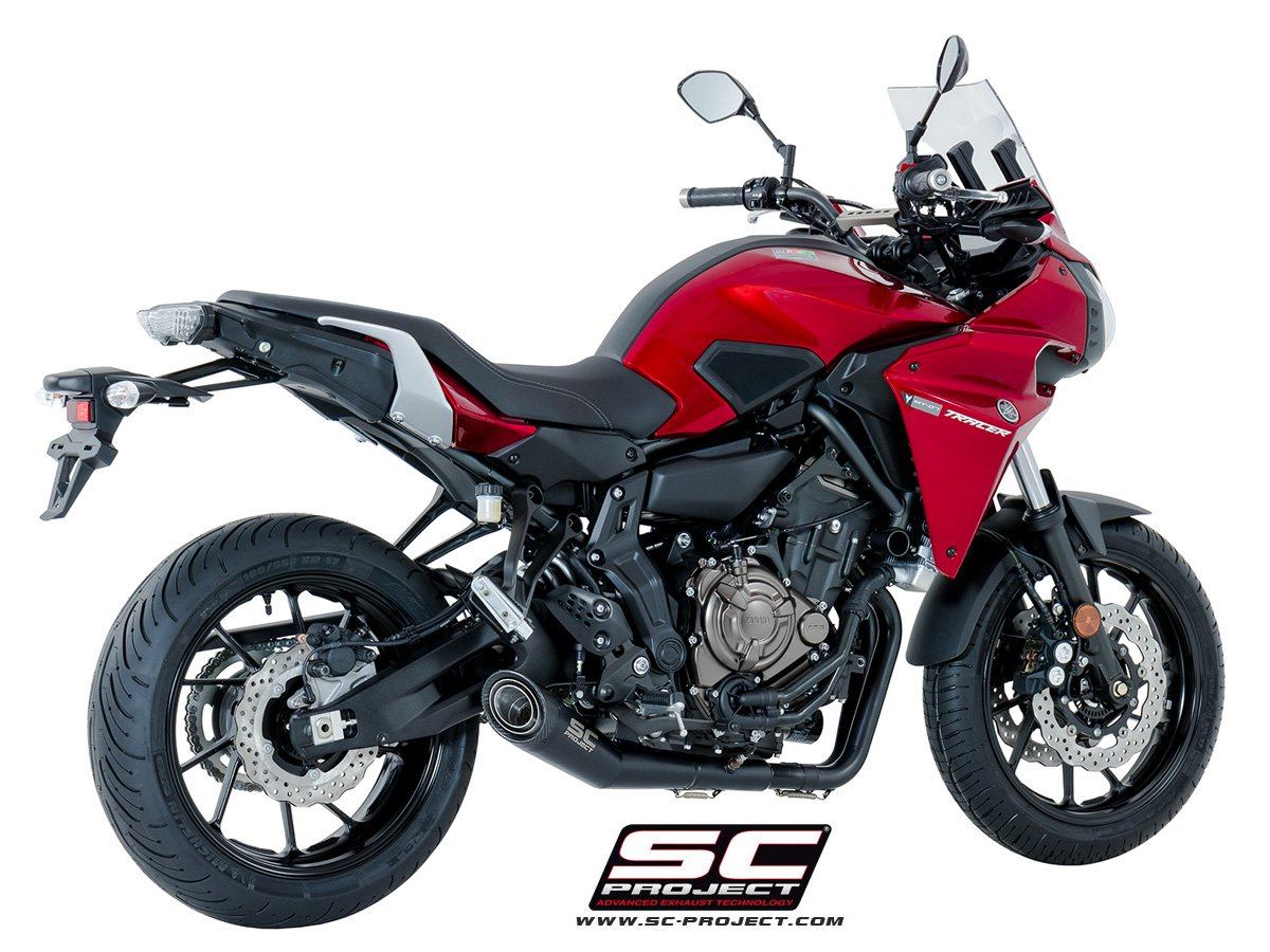 SC-PROJECT SCプロジェクト フルエキゾーストシステム2-1＆S1サイレンサー ブラックエディション MT-07 TRACER 700 YAMAHA ヤマハ フルエキゾーストマフラー マフラー
