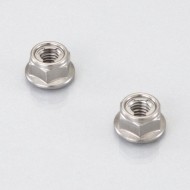 K-CON キタココンビニパーツ フランジ付ロックナット(セレート無) 汎用ナット 外装