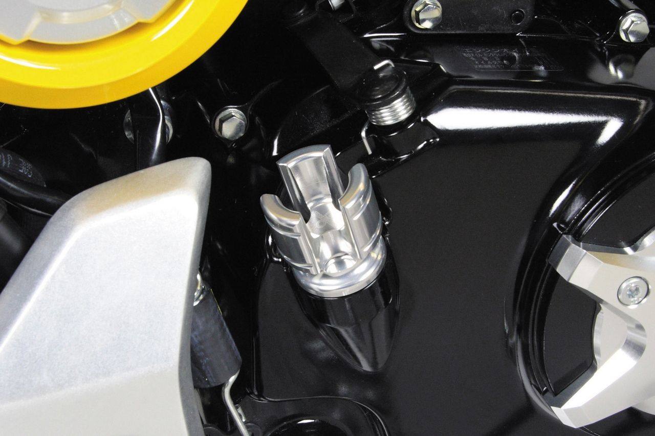 SP武川 SPタケガワ アルミ削り出しオイルレベルゲージ グロム HONDA ホンダ ディップスティック・レベルゲージ エンジンパーツ エンジン 3