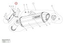 AKRAPOVIC アクラポビッチ 【リペアパーツ】P-HSB12R4/A2 heat shield ca R1200GS ADVENTURE BMW マフラー...