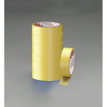ESCO エスコ 接着剤・テープ類・梱包資材 50mmx18m塗装用クレープマスキングテープ(2巻)