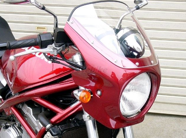 CHIC DESIGN シックデザイン ロードコメット バンディット250 SUZUKI スズキ ビキニカウル カウル関連 外装 スクリーンカラー：スモーク / カラー：キャンディアカデミーマルーン