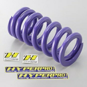 ■商品概要【フロントデータ】オイル番手：5／油面：130mm【レート】コンスタントライジングレート■詳細説明■ハイパープロ社が独自設計する『コンスタントライジングレート』をもつサスペンションスプリング。サスペンションの動きに追従してバネレートが常に変化。柔らかすぎず硬すぎない状態を維持し、高負荷のコーナリングや急ブレーキ時も踏ん張る力を併せ持ちます。●コーナー手前のブレーキング時におけるキャスタの変化を適正化し、次の動作に移りやすくします。コーナリング中の細かなギャップを吸収し、乗り手の邪魔となる振動をなくします。●通常のスプリングと違い一定のバネレートがないため、共振することがありません。●コンピューター制御の工作機械で巻き取られたスプリングにショット処理を施し、性能の劣化につながる表面の微細なキズを取り除きます。さらに、完成後には一本ずつテスターによる性能検査が行われます。●ハイパープロ社の本拠地オランダでは、救急バイク全車にハイパープロのスプリングが装着されています。　※画像はイメージです。■適合車種CBR954RRファイアーブレード&ensp;CBR954RRファイアーブレード 年式: 02-03