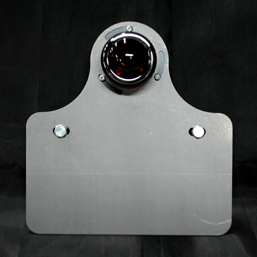 部品屋K&W サイドナンバーキット (オールドテール1付) 横マウント 外装