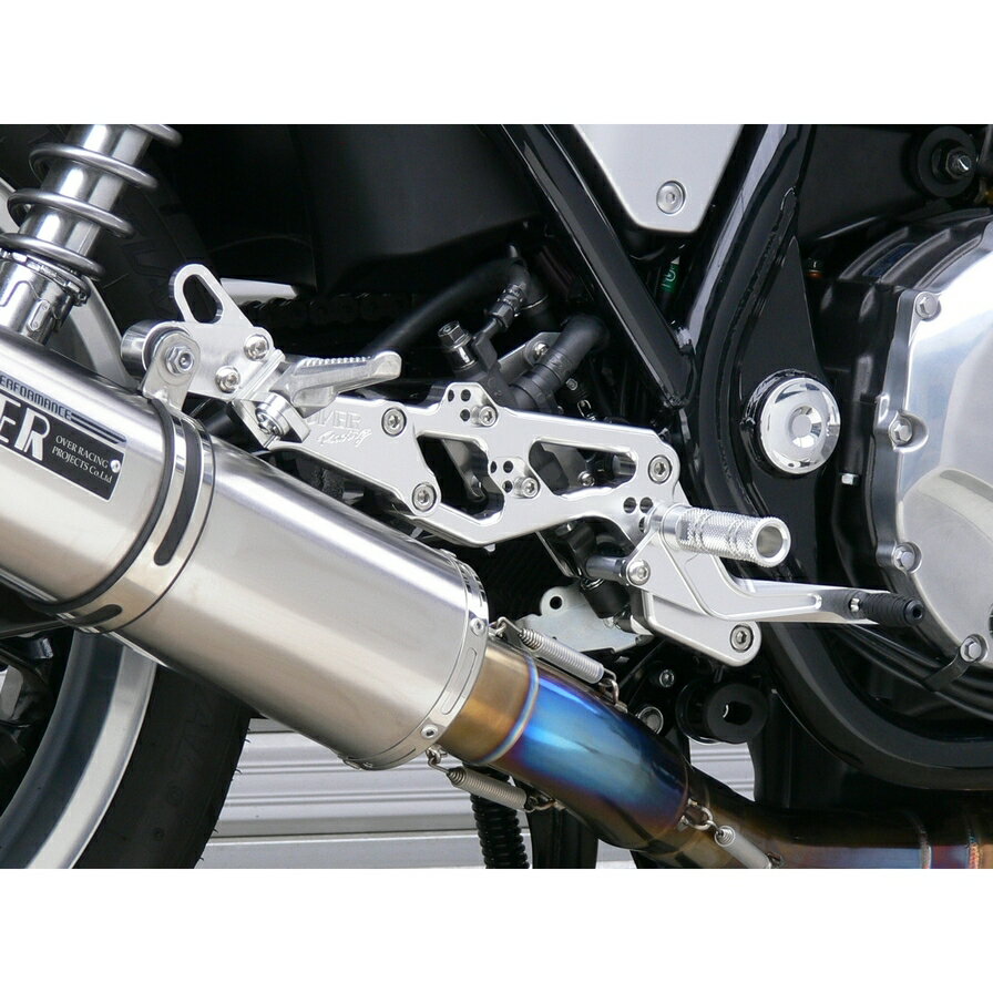 Over オーヴァー オーバー バイク バックステップ パーツ 4ポジション Cb1100 Cb1100 Ex ウェビック ミラー 店 送料無料 ステップ Cb1100 Cb1100ex Over オーヴァー 51 18 01