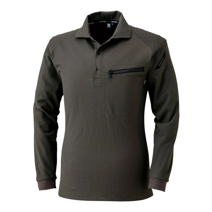 TSDESIGN ティーエスデザイン ワークニットロングポロシャツ レディース その他作業着 アパレル