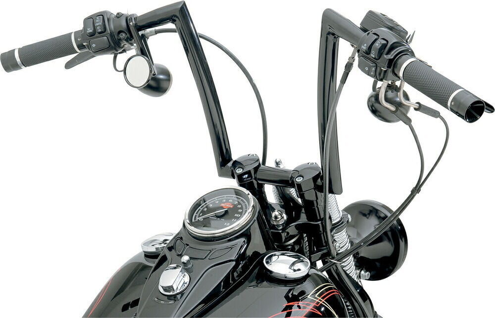TODD’S CYCLE トッズサイクル HANDLEBAR 12'SPR THICK BK  Cross Bones EFI - FLSTSB 2008 2011 Heritage Springer FLSTS 1997 2003 Springer-Injected FLSTS-I 2001 Softail FXSTS 1988 2006 Bad Boy FXSTSB 1995 Classic FLSTSC 2007 2005 Injected I
