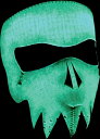 ZAN HEADGEAR ザンヘッドギア FACE MASK GREY SKULL GLOW 2