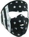 ZAN HEADGEAR ザンヘッドギア FULL MASK BLK／WHT FLAG SM