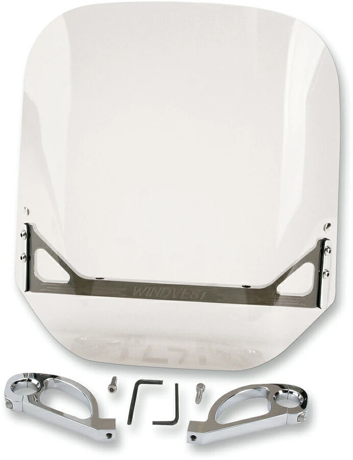 WIND VEST ウィンドベスト W／SHIELD CLR04-10XL14X14 XL 1200C Custom 2004 - 2006 EFI 2007 2010 883C 2009 VZ1600 Boulevard M95 2005 HARLEY-DAVIDSON ハーレーダビッドソン SUZUKI スズキ スクリーン 外装