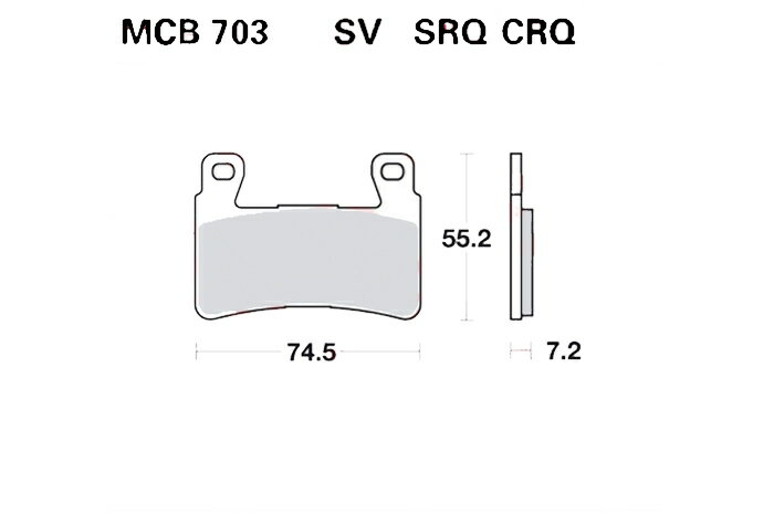 TRW �ƥ�����������֥� BRAKE-PADS ORGANIC [MCB703] ST 700 i�� [GVC] GV 650 i Sportcruiser [VP5] Pro 300 GT250 Naked [GT] R GT [GT650] 09-10 Sport II GD 250 EXIV 125 [GD] CB 1300 F [SC54] [SC40] 01-02 1100 EX [SC65] HYOSUNG �ҥ硼���� HONDA �ۥ��