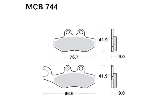 TRW ティーアールダブル BRAKE-PADS SINTER Scooters And Offroad [MCB744SRM] Vespa ベスパ PIAGGIO ピアジオ PEUGEOT プジョー GILERA ジレラ DERBI デルビ APRILIA アプリリア ブレーキパッド ブレーキ