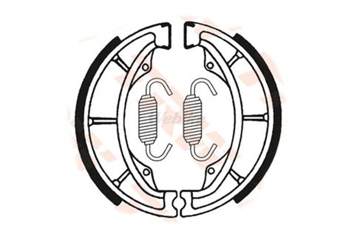 TRW ティーアールダブル BRAKE-SHOES ORGANIC [MCS855]