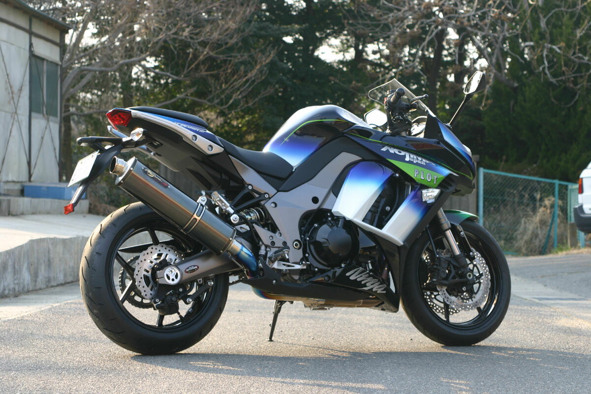 NOJIMA ノジマ DLCチタン フルエキゾースト Ninja1000 [Z1000SX] KAWASAKI カワサキ フルエキゾーストマフラー マフラー