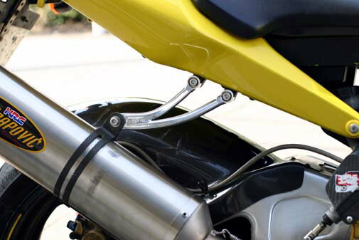 Ladybird レディバード アルミ軽量マフラーステー CBR954RR HONDA ホンダ マフラーステー マフラー