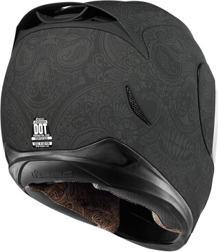 【在庫あり】ICON アイコン フルフェイスヘルメット AIRMADA CHANTILLY HELMET [エアマーダ・シャンティー・ヘルメット]【BLACK】 サイズ：L(59-60cm)