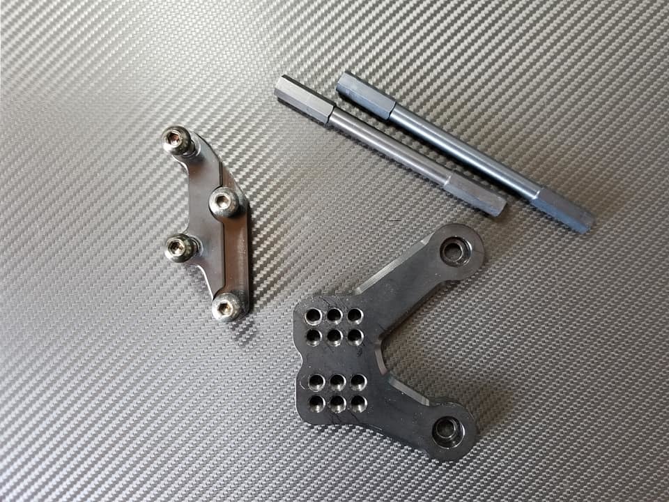 STRIKER ストライカー スペシャルステップ専用 レースコンバートキット ニンジャ250 ニンジャ400 2014- KAWASAKI カワサキ セットバックプレート ステップ 足回り