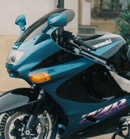 MRA エムアールエー スクリーン オリジナル ZZR1100 KAWASAKI カワサキ 外装 カラー：ブラック/グラデーション無し