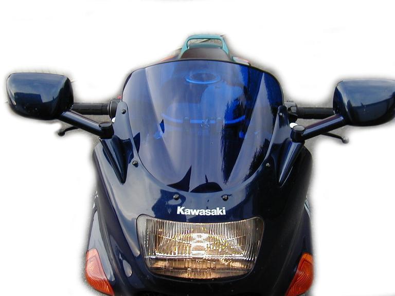 MRA エムアールエー スクリーン レーシング ZZR1100 KAWASAKI カワサキ 外装 カラー：ブラック/グラデーション無し