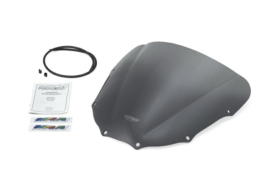 MRA エムアールエー スクリーン レーシング ZZR1100 KAWASAKI カワサキ 外装 カラー：スモーク/グラデーション無し