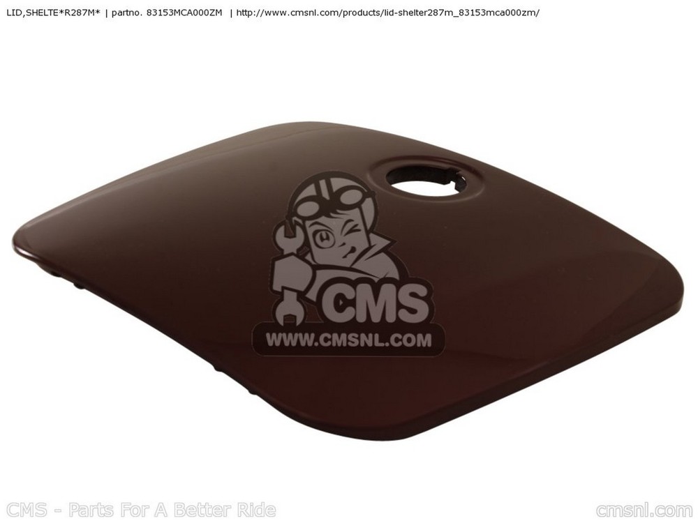CMS २ LIDSHELTE*R287M* GL1800 GOLDWING 4 USA 5 GL1800A AUSTRALIA...