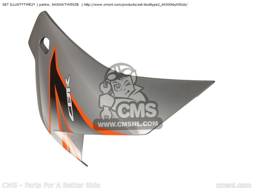 CMS シーエムエス SET ILLUST*TYPE2* CBR125RW 2011 B AUSTRALIA / ST ENGLAND EUROPEAN DIRECT SALES FRANCE GERMANY KOREA HONDA ホンダ サイドカウル・サイドカバー カウル関連 外装