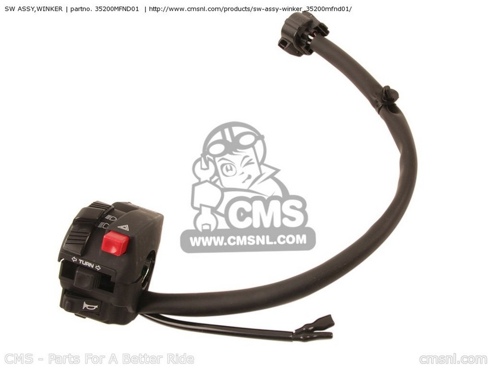 CMS シーエムエス SW ASSY，WINKER CB1000R 9 AUSTRALIA ENGLAND / MPH EUROPEAN DIRECT SALES FRANCE CMF A B CB1000RA ABS ST HONDA ホンダ ハンドルスイッチ・スイッチボックス ハンドル周辺パーツ ハンドル