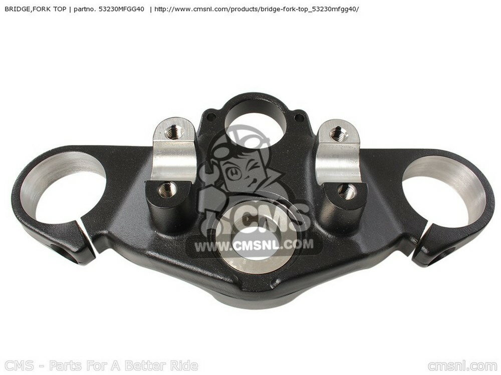 CMS シーエムエス BRIDGE，FORK TOP CB600F 2008 8 AUSTRALIA 9 / ABS ST 2010 A HORNET 2007 7 ENGLAND EUROPEAN DIRECT SALES TYPE 2 FRANCE CMF 25K SPAIN MKH 2SP 2009 CB600F3 CB600FA 2F 2011 B HONDA ホンダ トップブリッジ ハンドル周辺パーツ ハンドル