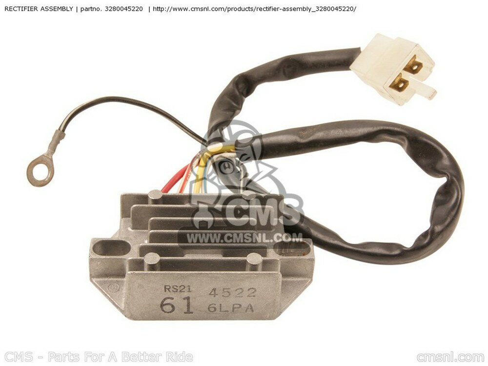 CMS シーエムエス (3280033320) RECTIFIER ASSEMBLY GS650G 1981 X E01 E02 E04 E06 E16 E18 E21 E22 E24 E39 1982 Z 1983 D USA E03 GS650GL GS650GT GS650M GS850G GENERAL EXPORT SUZUKI スズキ レギュレーター・レクチファイヤ 電装系