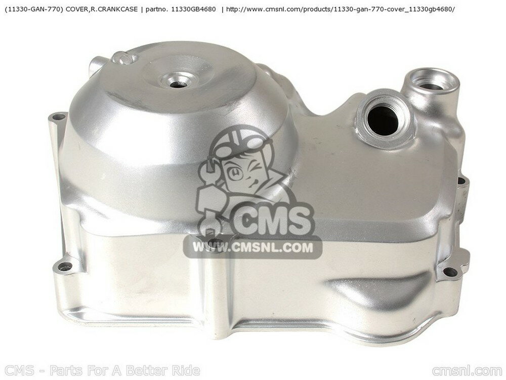 CMS २ (11330GAN770) COVERR.CRANKCASE C50 CUB E ENGLAND G GREECE ...
