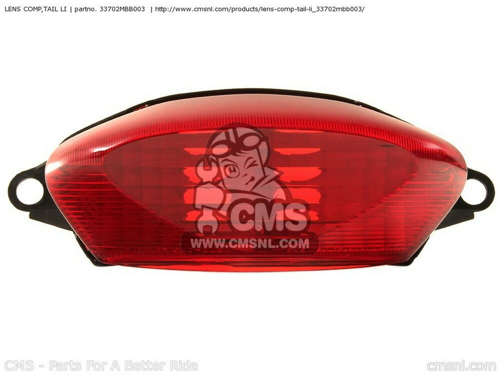 CMS シーエムエス LENS COMP，TAIL LI VTR1000F FIRESTORM Y AUSTRALIA AUSTRIA / ASV ENGLAND EUROPEAN DIRECT SALES FINLAND FRANCE GERMANY ITALY NORTHERN EUROPE SWITZERLAND 1 2 3 TYPE 4 5 IRELAND 6 HONDA ホンダ テールランプレンズ 灯火類 電装系