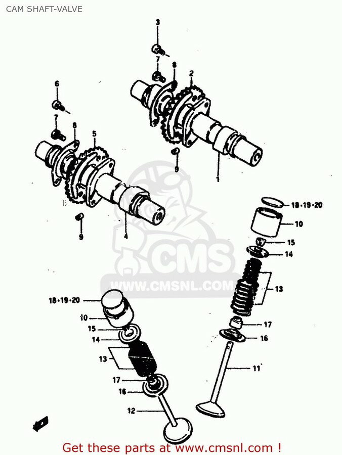 CMS シーエムエス (1280045811) SHIM SET，TAPPET SUZUKI スズキ カムシャフト エンジンパーツ エンジン