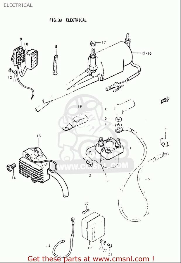 CMS シーエムエス COIL ASSY，IGNITION GS550L 1979 (N) USA (E03)