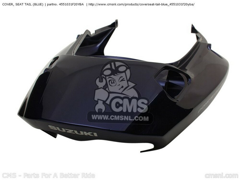 CMS シーエムエス COVER，SEAT TAIL GSF600S BANDIT 2000 Y USA E03 2001 K1 2002 K2 2003 K3 SUZUKI スズキ シートカウル・テールカウル カウル関連 外装