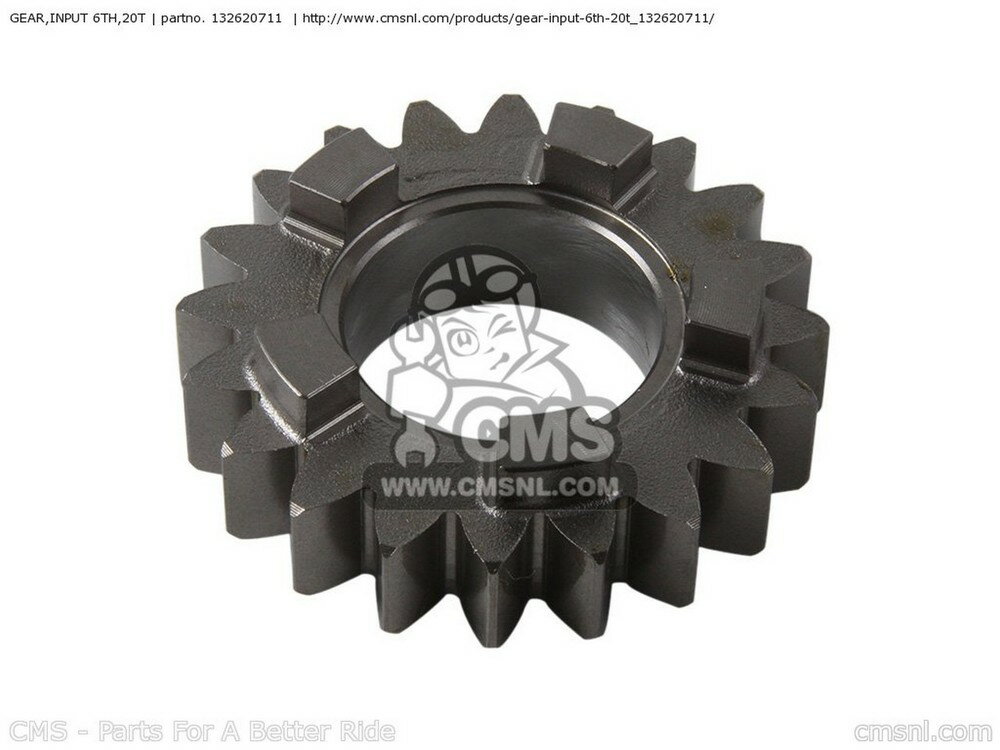 CMS シーエムエス GEAR，INPUT 6TH，20T ZX600R9F NINJA ZX6R USA ZX600R9FA ZX600RAF ZX600RAFA ZX600RBF ZX600RCF KAWASAKI カワサキ ミッション・ギア エンジンパーツ エンジン
