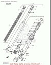 CMS シーエムエス (51110-31340) TUBE，FORK，INNER GS750E 1983 (D) USA (E03) GS750ES 1983 (D) USA (E03)