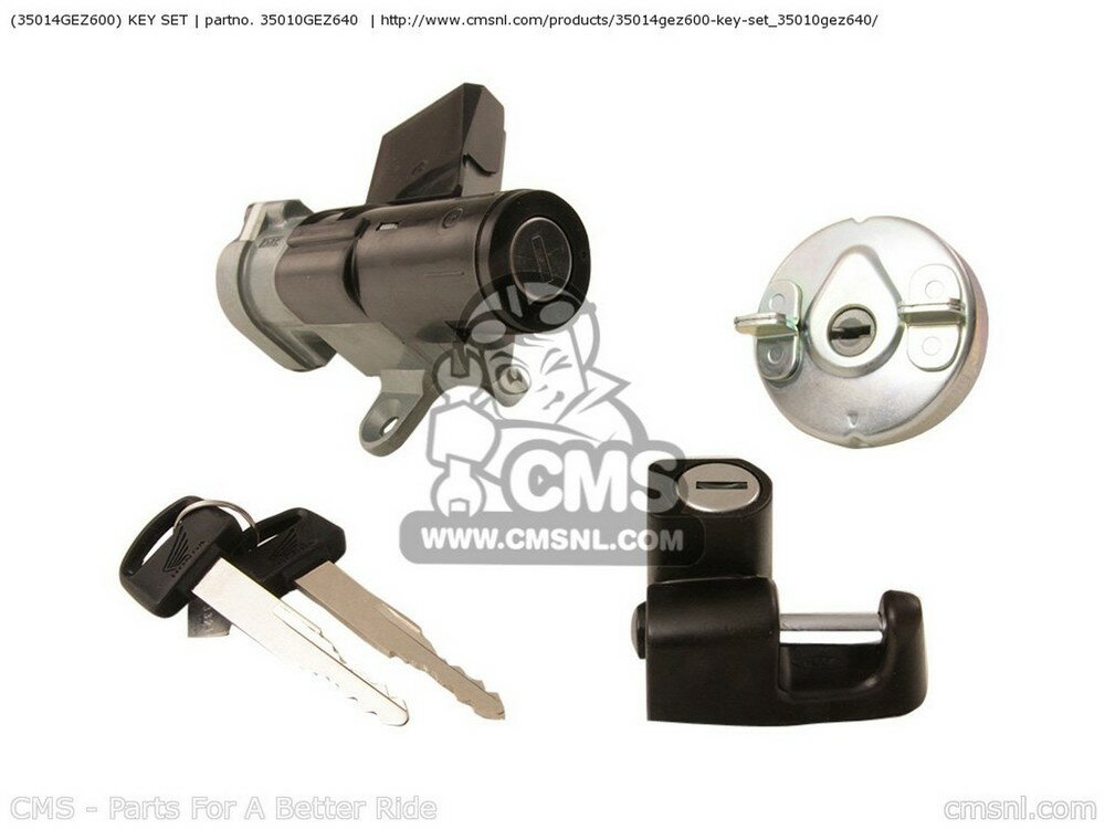 CMS २ (35014-GEZ-601) KEY SET NPS50 ZOOMER (5) EUROPEAN DIRECT SALES / KPH