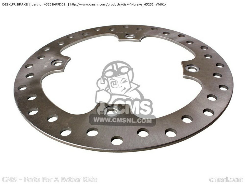 CMS シーエムエス DISK，FR BRAKE XL700V TRANSALP 2008 8 ENGLAND EUROPEAN DIRECT SALES FRANCE / ABS 2009 9 MKH SPC CMF 2010 A 2011 B XL700VA F HONDA ホンダ ブレーキディスクローター ブレーキ