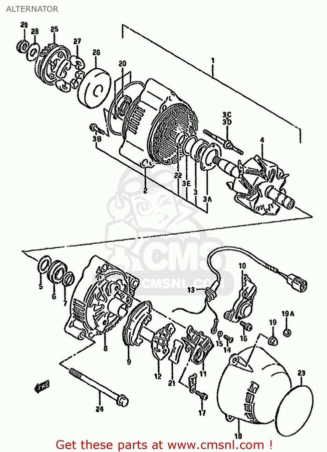 CMS २ (22730-19C02) GEARGENERATOR DRIVEN GSF600 1995 S E02 E04 E18 E22 E25 E34 1996 T E17 1997 V / P37 1998 W 1999 X GSF600S E24 BANDIT USA E03 GSF600S1998 GSF600SU GERMANY GSF600U SUZUKI  륿ͥ͡졼 