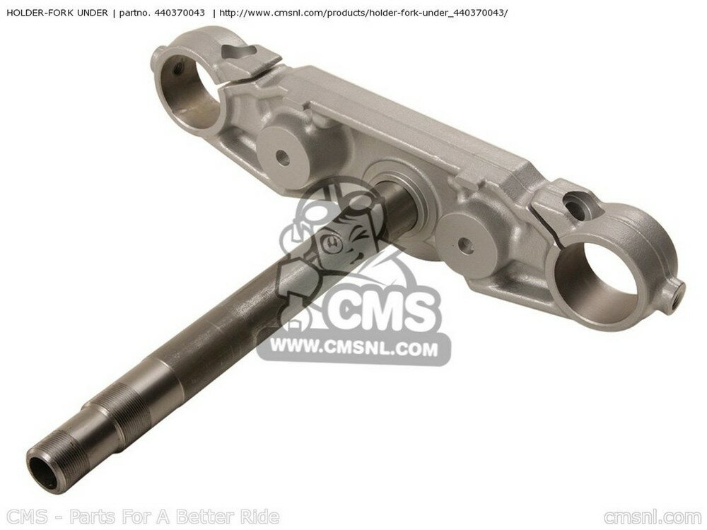 CMS シーエムエス HOLDER-FORK UNDER VN900D6F VULCAN 900 CLASSIC 2006 USA CALIFORNIA CANADA / LT KAWASAKI カワサキ トリプルツリー・ステム・アンダーブラケット ハンドル