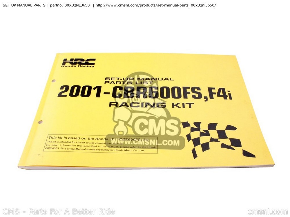 CMS シーエムエス SET UP MANUAL PARTS CBR600 FS F4i HONDA ホンダ オーナーズマニュアル DVD・書籍・カタログ